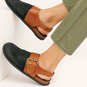 NWT Free People Seattle Sling Back Flat